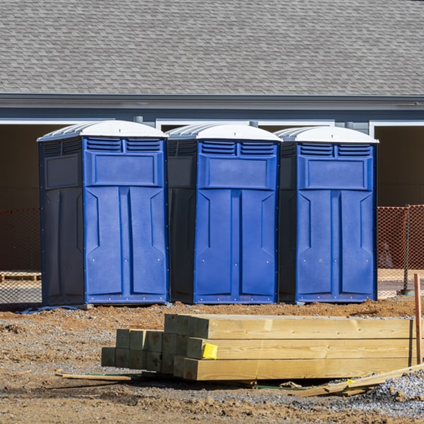 how do you dispose of waste after the portable toilets have been emptied in Lewis Center